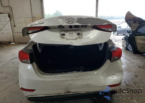 2016 Hyundai Elantra Se из США, поврежденный, VIN 5NPDH4AE3GH746502